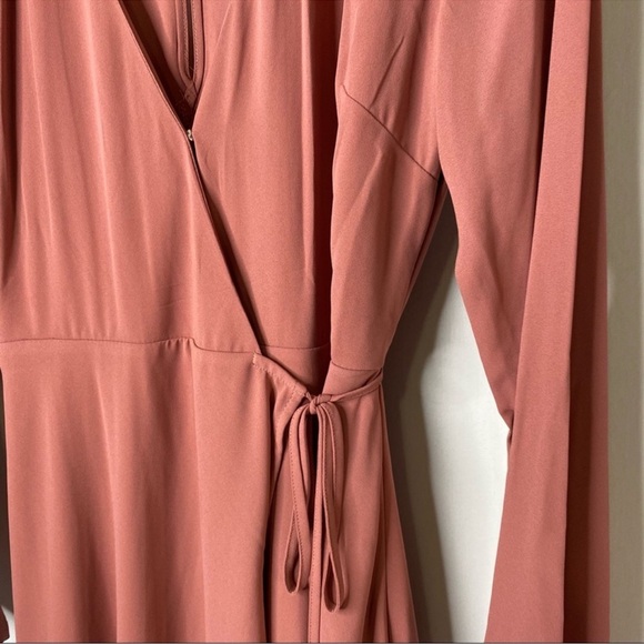 Lush Elly Wrap Dress Withered Rose - Picture 11 of 13